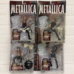 METALLICA Harvesters of Sorrow Set Of 4 James Lars Kirk Jason 2001 McFarlane